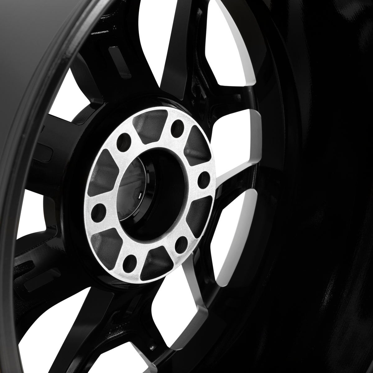 20 x 9 | 6x5.31" / 6x135 | 5.44" BS | 12 MM Offset; Verify all wheel fitment specs to your specific application before ordering.