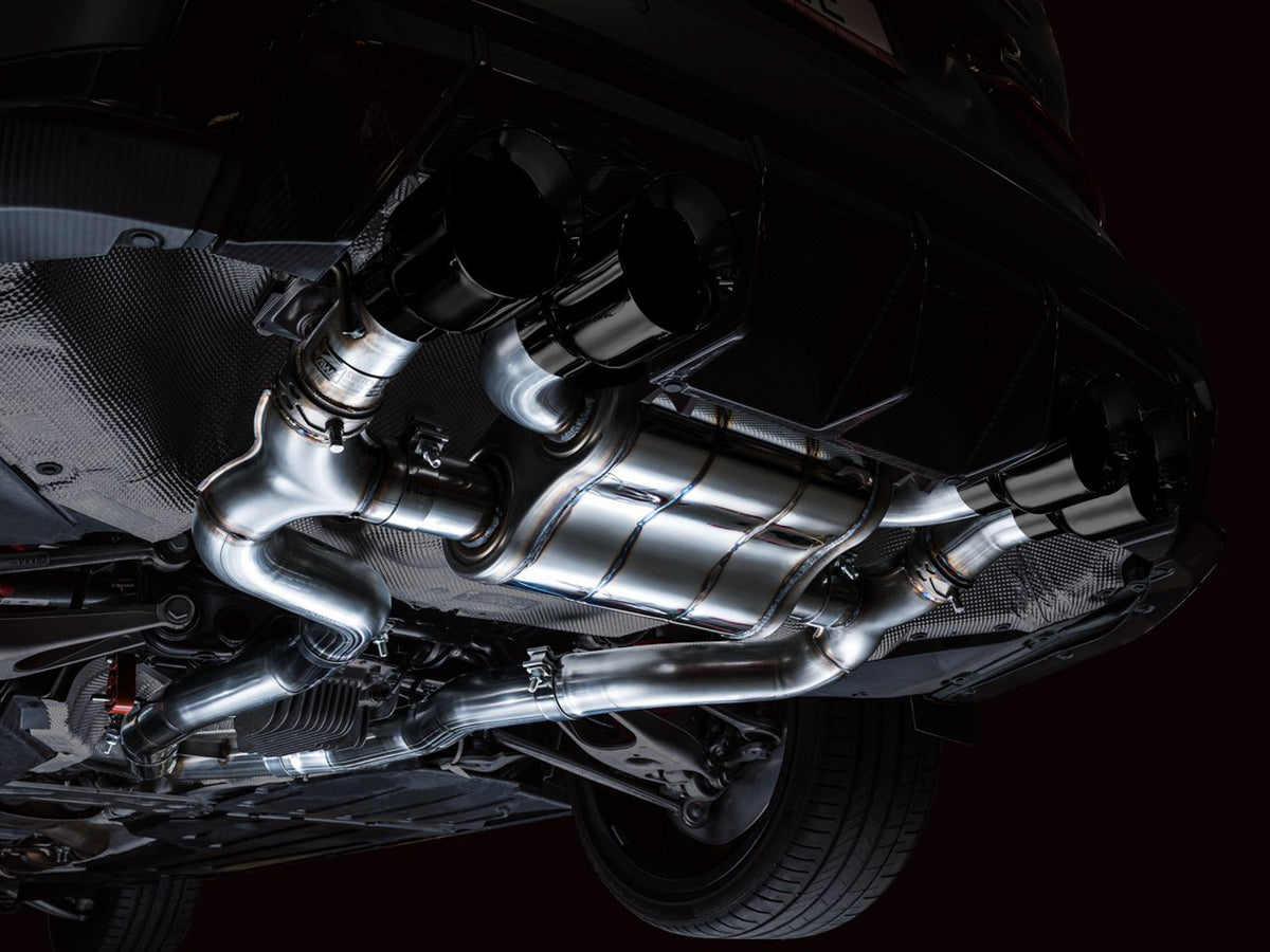 AWE SwitchPath Catback Exhaust for BMW G8X M3/M4 - 4.5" Diamond Black Tips