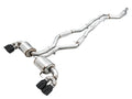 AWE Resonated Touring Edition Exhaust for G2X M340i / M440i - 4" Diamond Black Tips