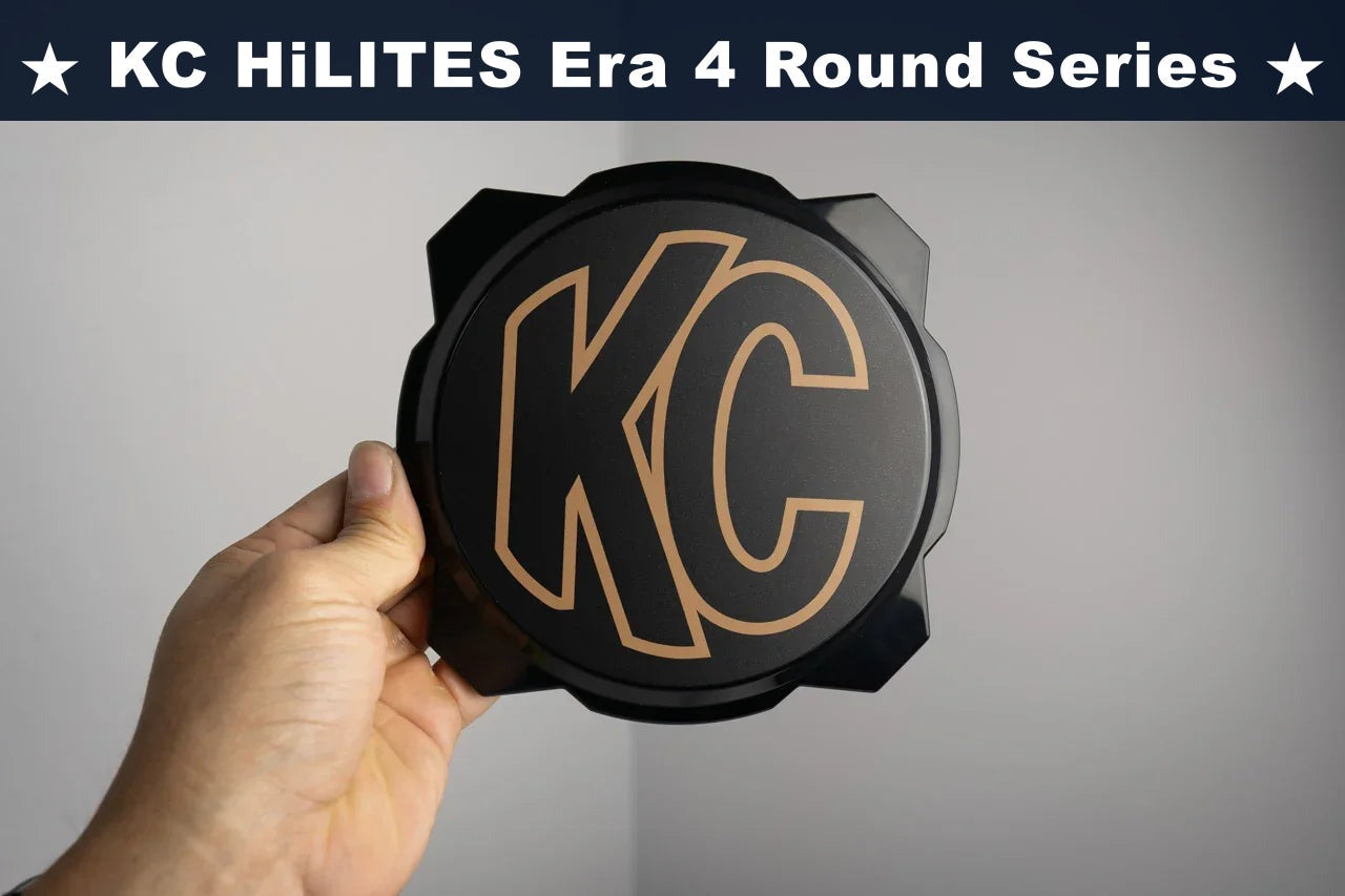 KC HiLITES Era 4 ROUND Series Light Cover Overlays - Universal