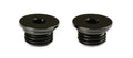 -3 AN Port Plug w/ O-Ring Seal, Black Anodized Aluminum - 2 pieces