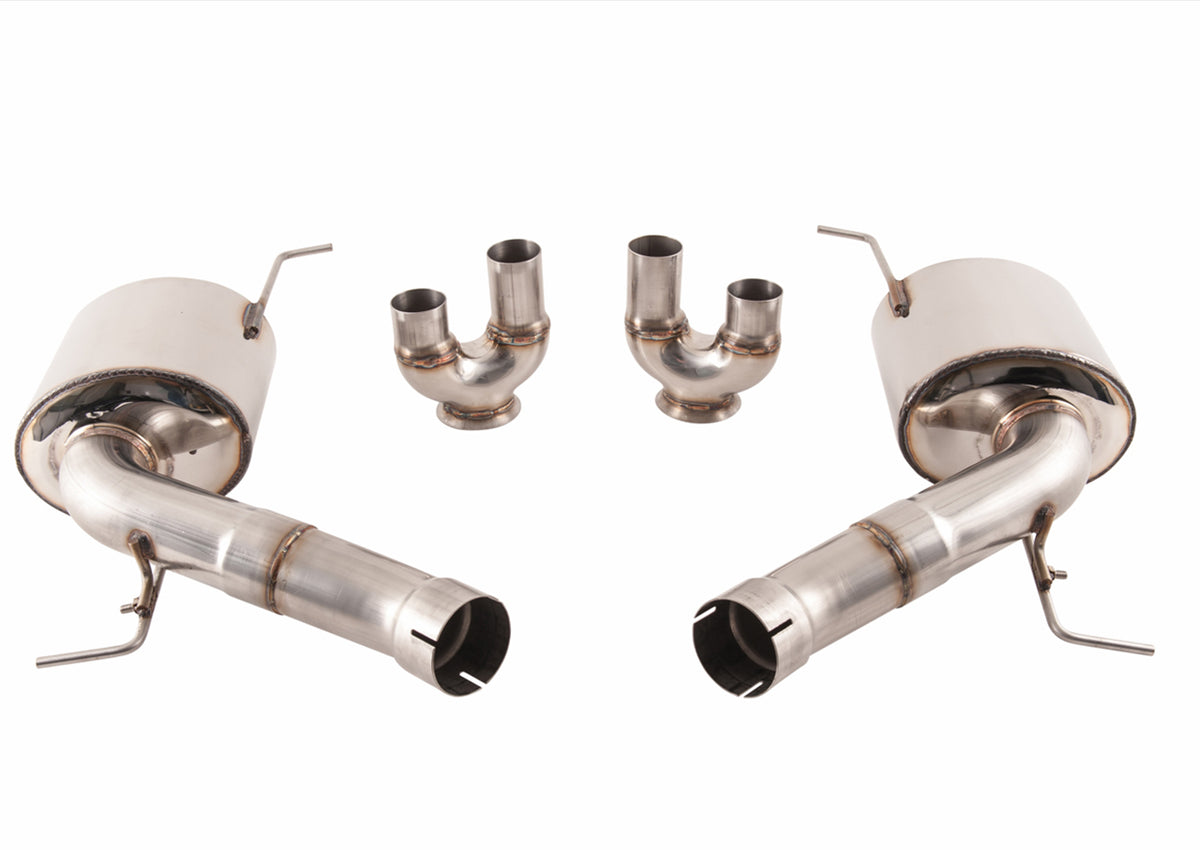 AWE Touring Edition Axleback Exhaust for BMW F10 M5 - 4" Chrome Silver Tips