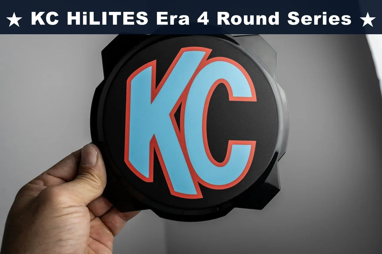 KC HiLITES Era 4 ROUND Series Light Cover Overlays - Universal