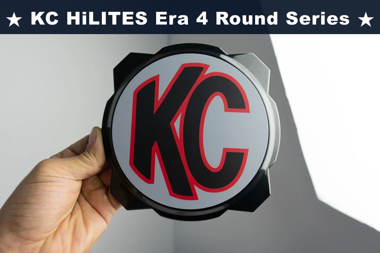 KC HiLITES Era 4 ROUND Series Light Cover Overlays - Universal