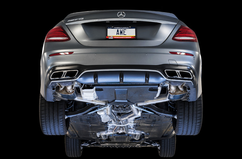 AWE SwitchPath™ Exhaust for W213 AMG E63/S Sedan / Wagon (for Non-AMG Performance Exhaust Cars)