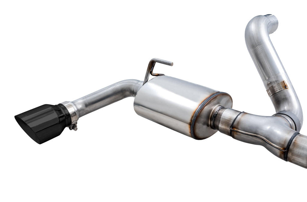 AWE Tread Edition Axleback Dual Exhaust for Jeep JL/JLU 3.6L/2.0T - Diamond Black Tips