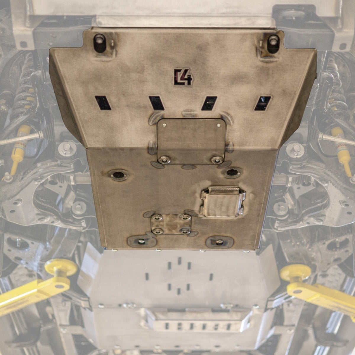 Tacoma Front Skid Plate / 2nd Gen / 3rd Gen / 2005-2023 / Raw (manufacturer reference photo)