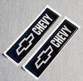 2x Domed Bowtie Emblem Inserts for Weathertech Floor Mats - Fits Chevy / Chevrolet