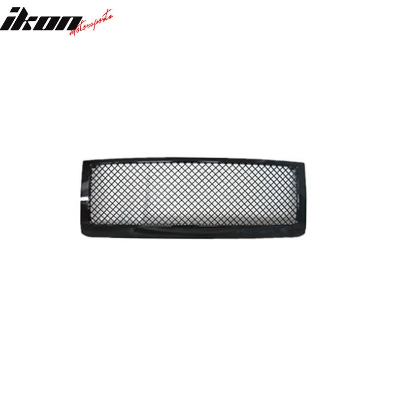 2009-2014Â Ford F-150 Gloss Black Front Upper Mesh Grille W/Shell ABS