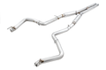AWE 3015-11050 Track Edition exhaust for Dodge Challenger, reuses stock tips