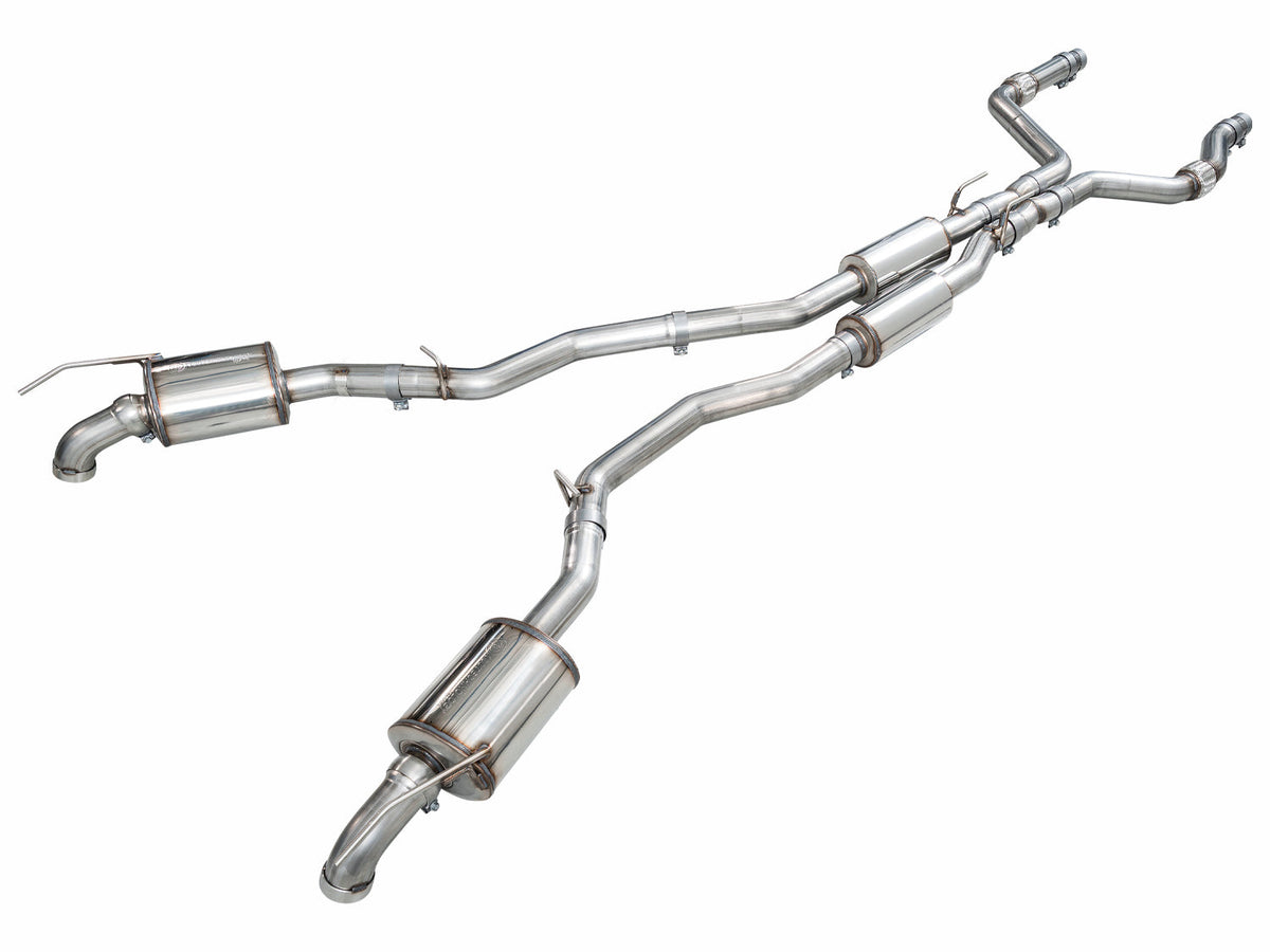 AWE 0FG Exhaust for Ford Explorer Tremor 3.0TT - Dual Bashguards