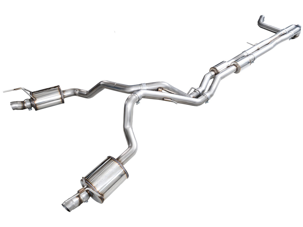AWE 0FG Exhaust Suite for 2021+ Cadillac Escalade ESV 6.2L - Reuse OE Tips