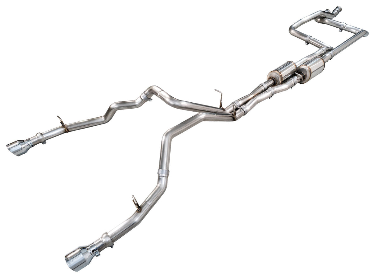 AWE 3015-32630 RAM RHO 0FG catback exhaust with Chrome Silver tips
