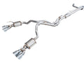 AWE 0FG Exhaust Suite for 2021+ Cadillac Escalade ESV 6.2L - Quad Chrome Silver Tips