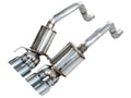 AWE Touring Edition Axleback Exhaust for '09-'13 C6 Chevrolet Corvette 6.2L - 4.5" Chrome Silver Tips