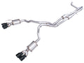 AWE 0FG Catback Exhaust for 2021+ Tahoe/Yukon 6.2L - 4.5” Diamond Black Tips