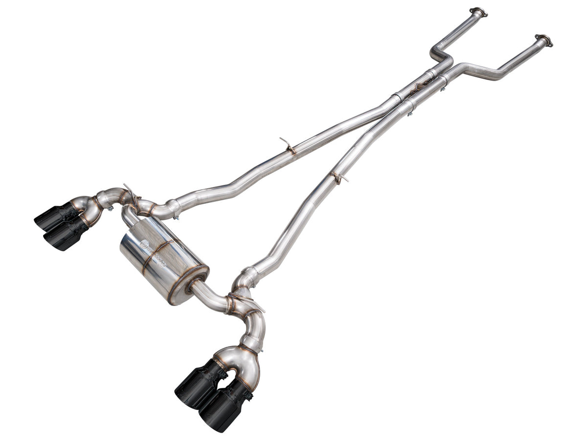 AWE Touring Edition Catback Exhaust for BMW G90/G99 M5 - 4.5" Diamond Black Tips