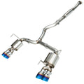AWE Touring Edition Exhaust for 2015+ VA WRX Sedan - 4" Vapor Blue Quad Tips