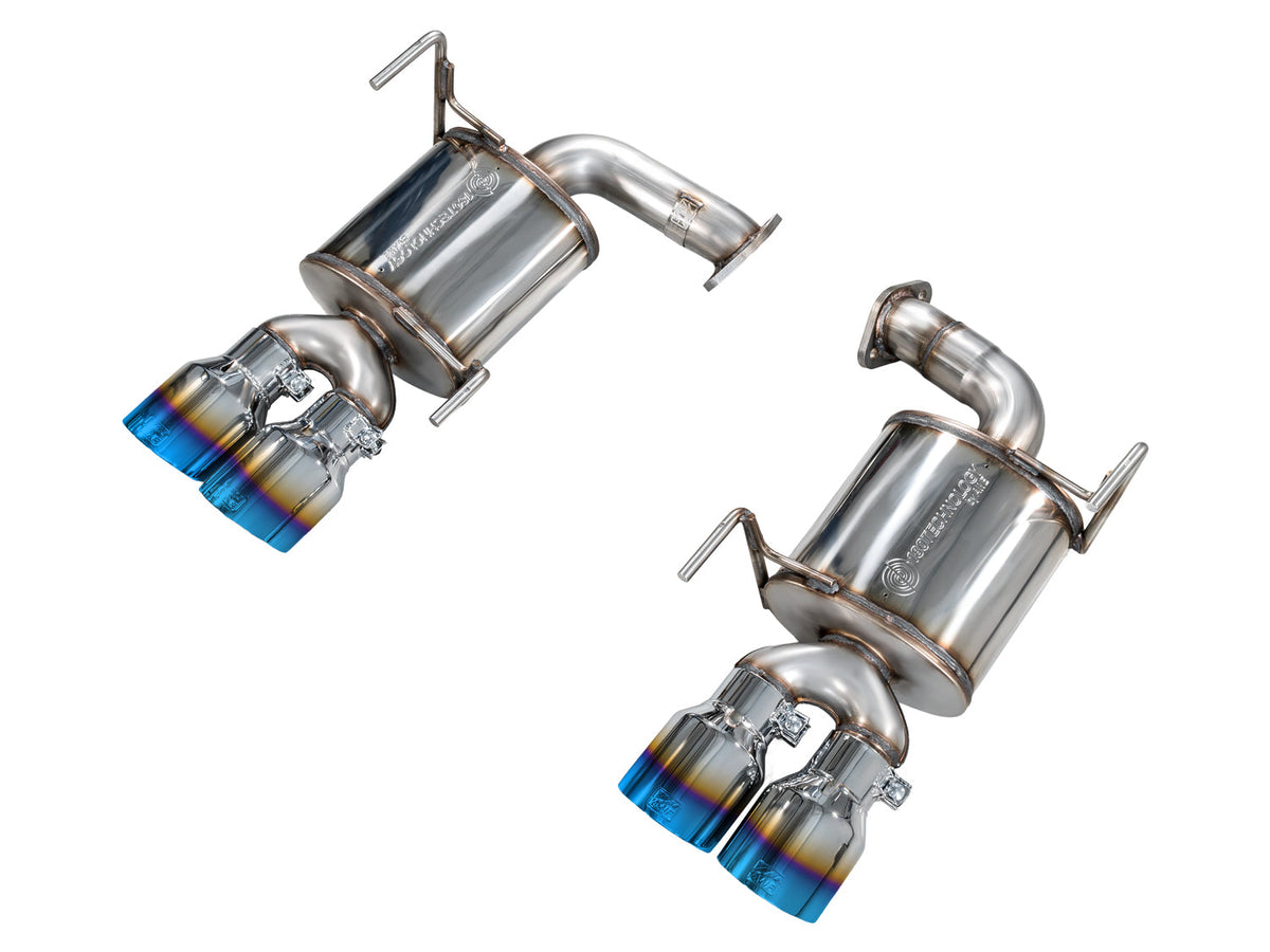 AWE Touring Edition Axleback Exhaust for VB Subaru WRX - 4" Vapor Blue Tips