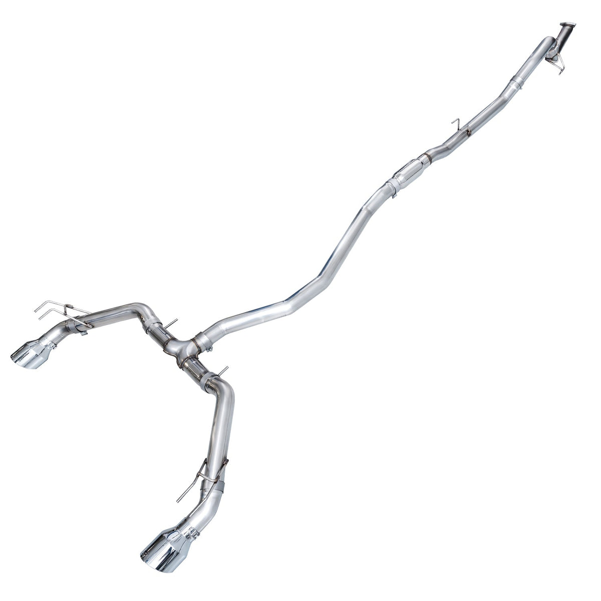 AWE 3020-32331 Track Edition exhaust with dual Chrome Silver tips for Civic Si and Acura Integra