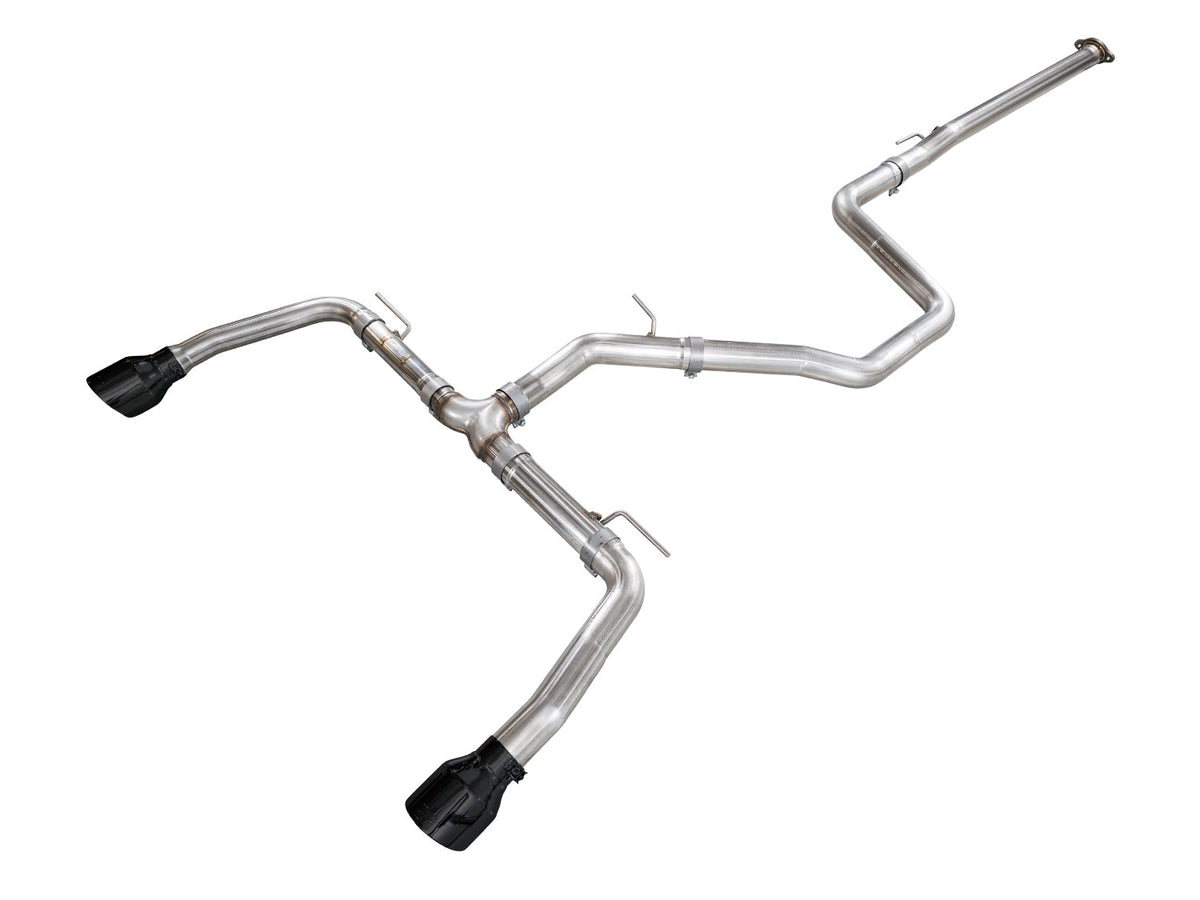 AWE Track Edition Exhaust for Elantra N - Diamond Black Tips
