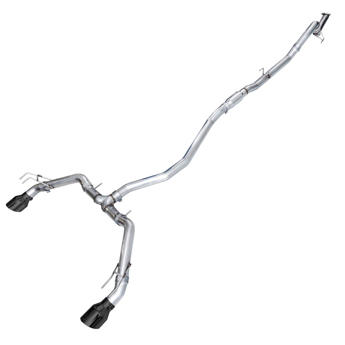 AWE 3020-33331 Track Edition exhaust with dual Diamond Black tips for Civic Si and Acura Integra