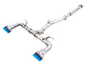 AWE Track Edition Exhaust for Subaru BRZ / Toyota GR86 / Toyota 86 / Scion FR-S - 5" Vapor Blue Tips