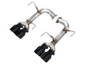 AWE Track Edition Axleback Exhaust for VB Subaru WRX - 4" Diamond Black Tips
