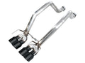 AWE Track Edition Axleback Exhaust for C6 Chevrolet Corvette Z06/ZR1 - 4.5” Diamond Black Tips