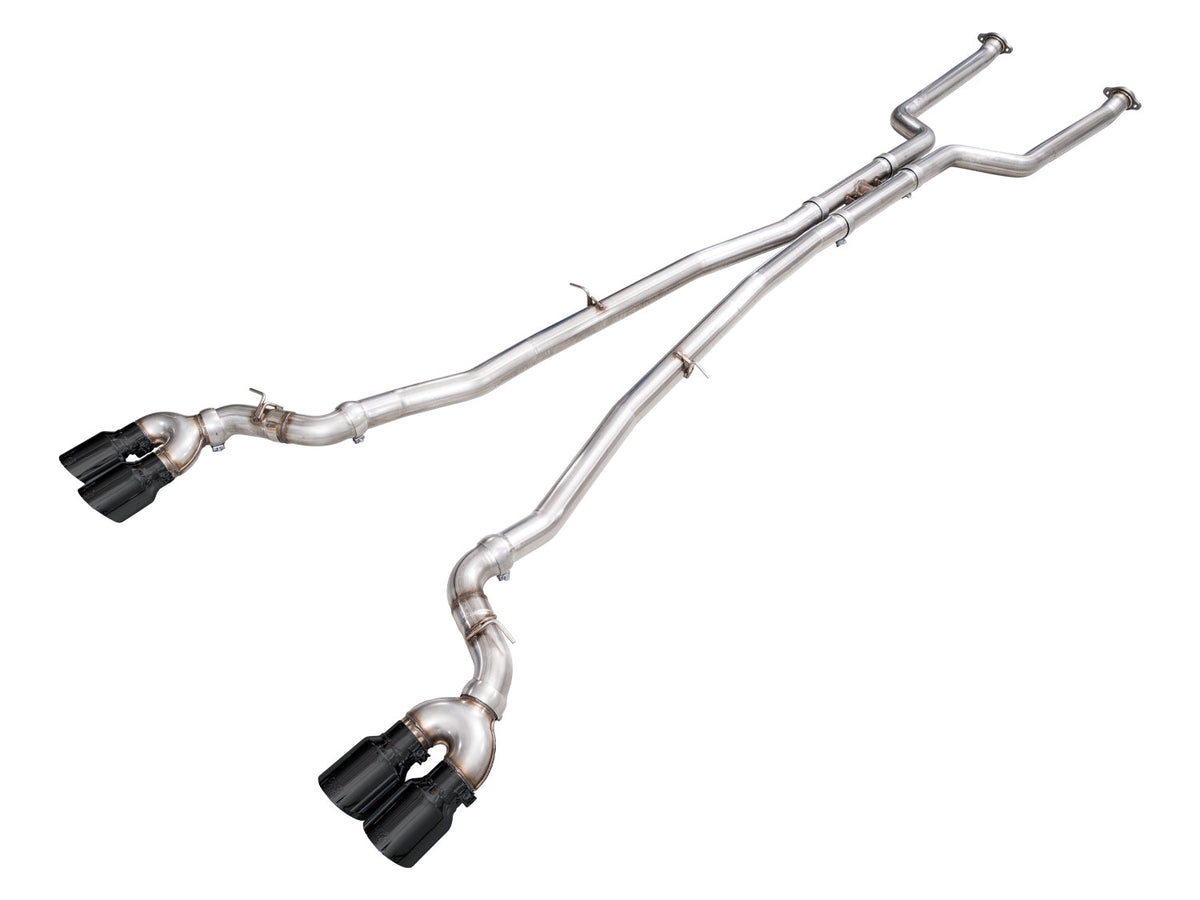 AWE Track Edition Catback Exhaust for BMW G90/G99 M5 - 4.5" Diamond Black Tips
