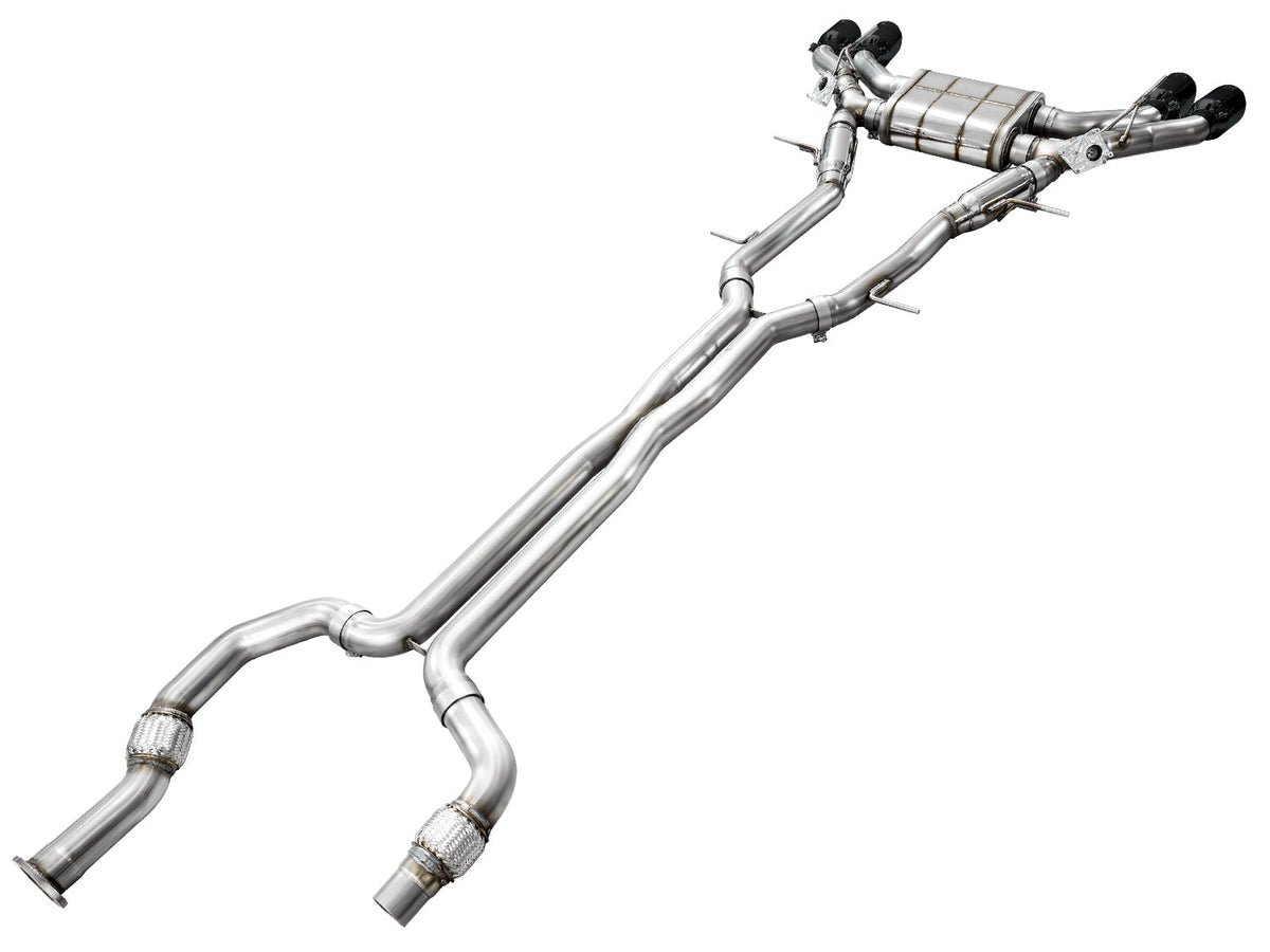 AWE 3025-43436 Cadillac CT4-V Blackwing SwitchPath exhaust with Diamond Black tips