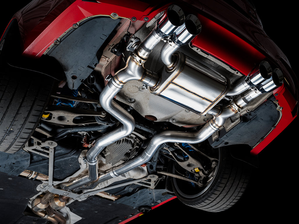 AWE SwitchPath™ Catback Exhaust for BMW F8X M3/M4 - 4" Chrome Silver Tips