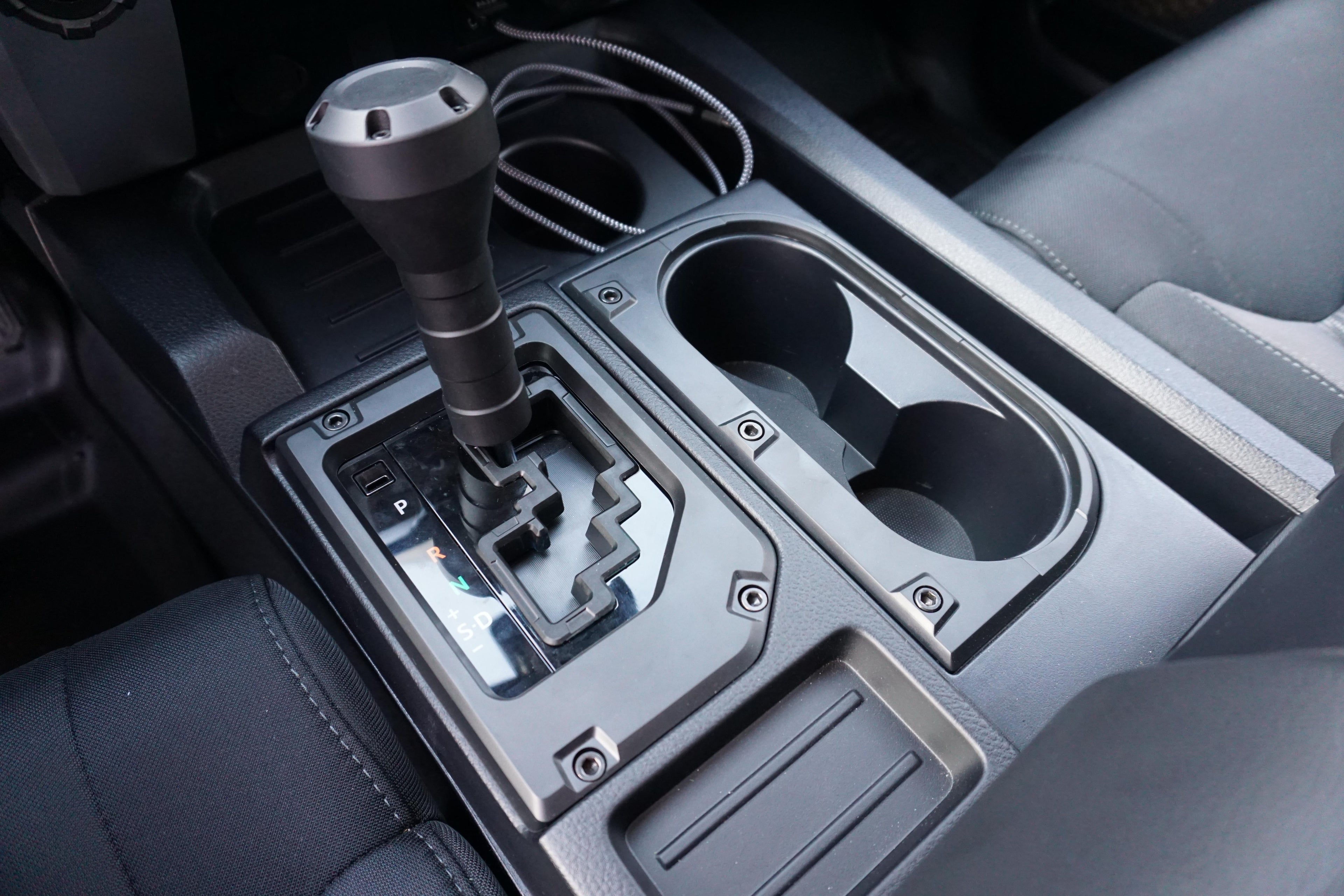 Cup Holder/Shifter/Shift Gate Trim Rings (2014-2021 Tundra) - BLACK