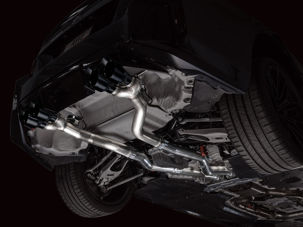 AWE Track Edition Exhaust for BMW G87 M2 - 4.5" Diamond Black Tips