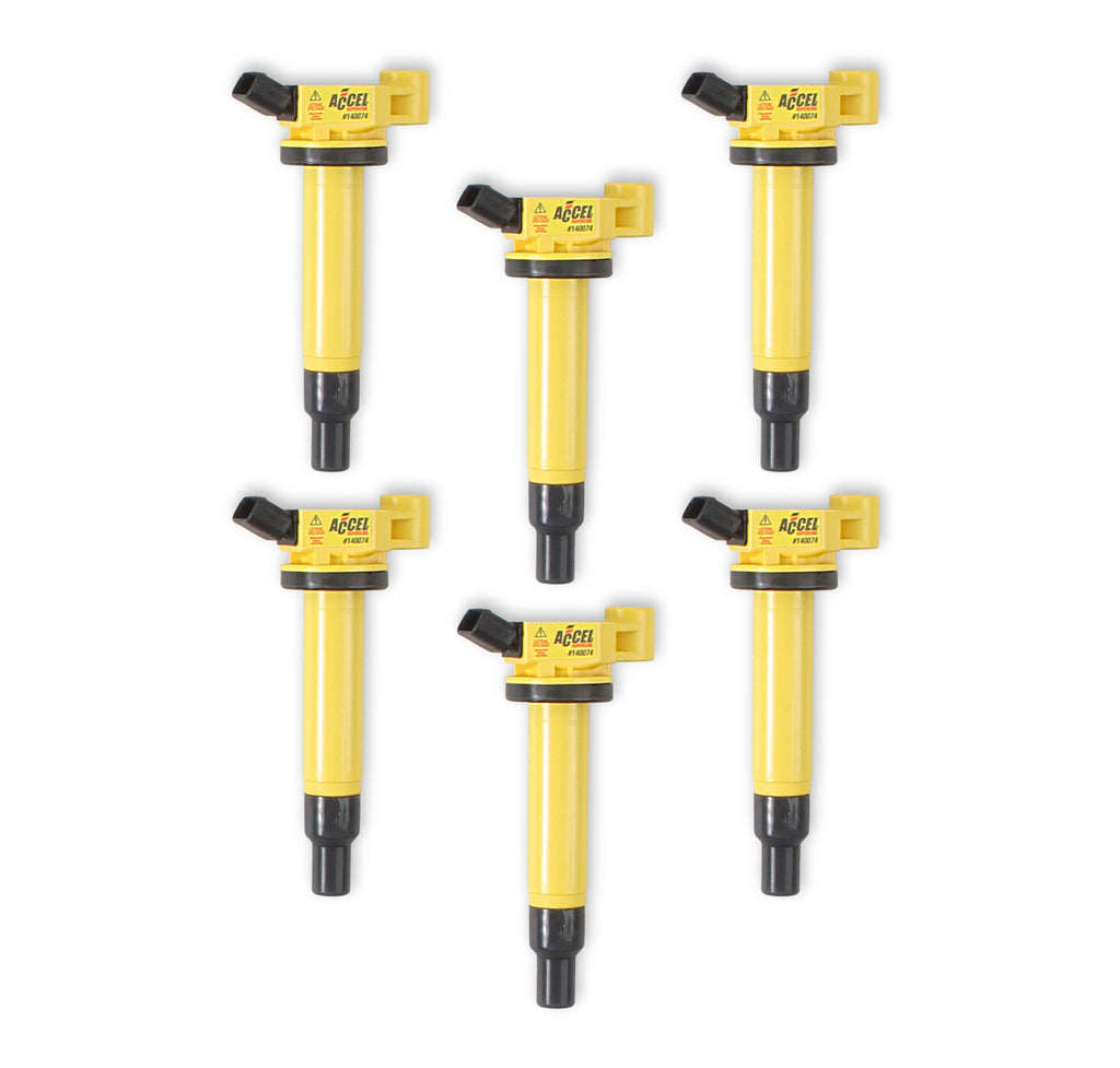 Ignition Coil - SuperCoil - Fits Toyota 3.0L - V6 - 6-Pack - Direct OEM replacement
