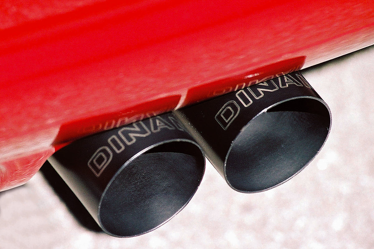 Stainless Steel - Black Tips - E46