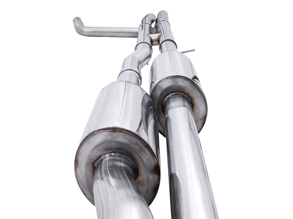 AWE 0FG Catback Exhaust for 4th Gen Silverado/Sierra 1500 6.2L (with bumper cutouts) - 4" Chrome Silver Tips