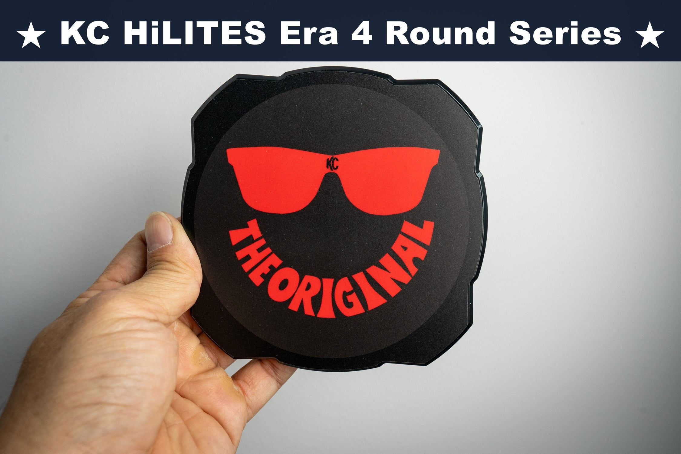 KC HiLITES Era 4 ROUND Series Light Cover Overlays - Universal