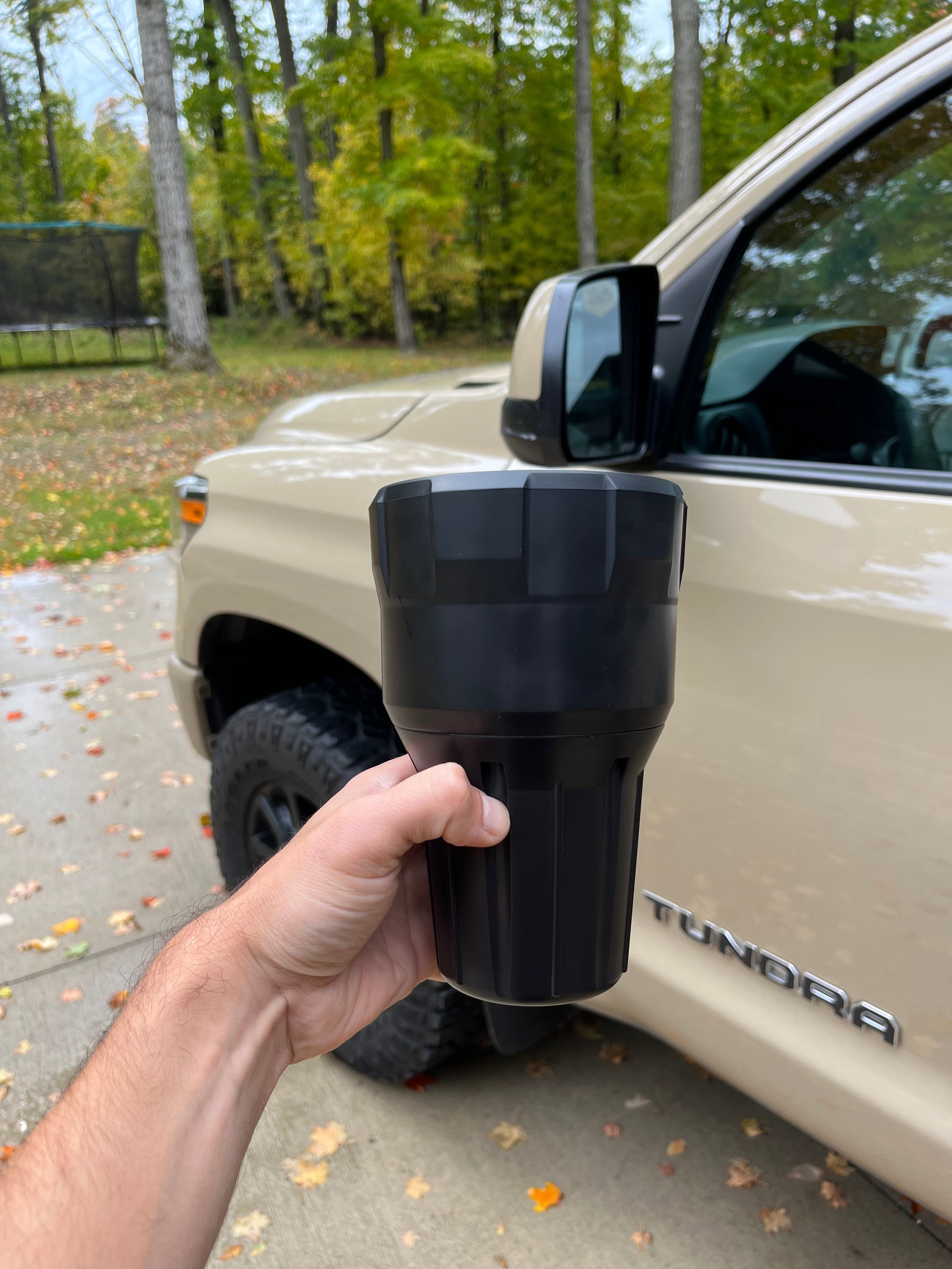Oversize Cup Holder (2014-2021 Tundra) - ARMY GREEN