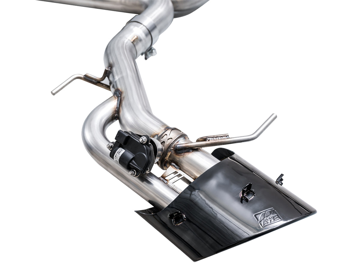 AWE SwitchPath™ Exhaust for C8 Audi RS 6/RS 7 - Diamond Black RS-style Tips
