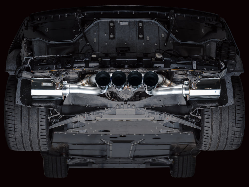 AWE SwitchPath Exhaust for C8 Corvette Z06 - 4.5" Diamond Black Tips