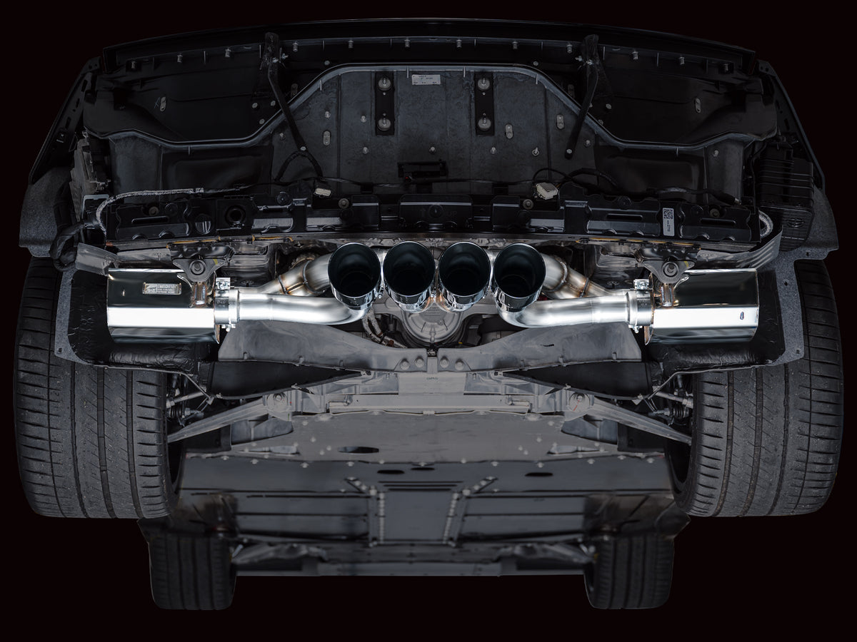 AWE SwitchPath Exhaust for C8 Corvette Z06 - 4.5" Diamond Black Tips