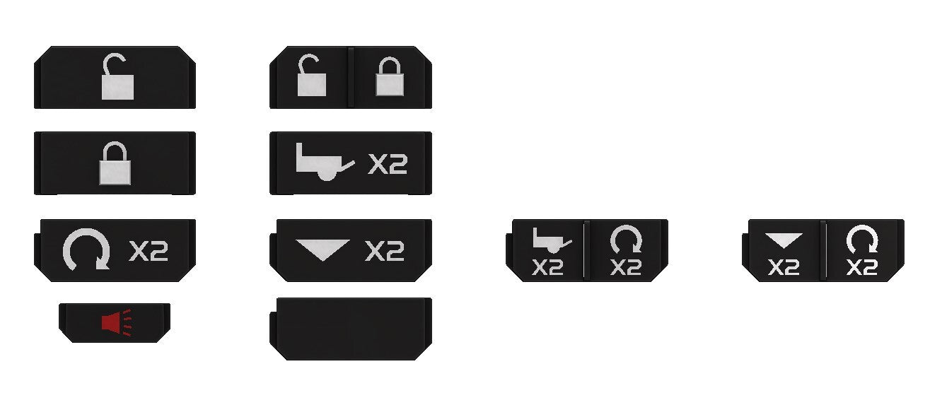 Injection Fob IF021 (2019+ RAM) - ARMY GREEN