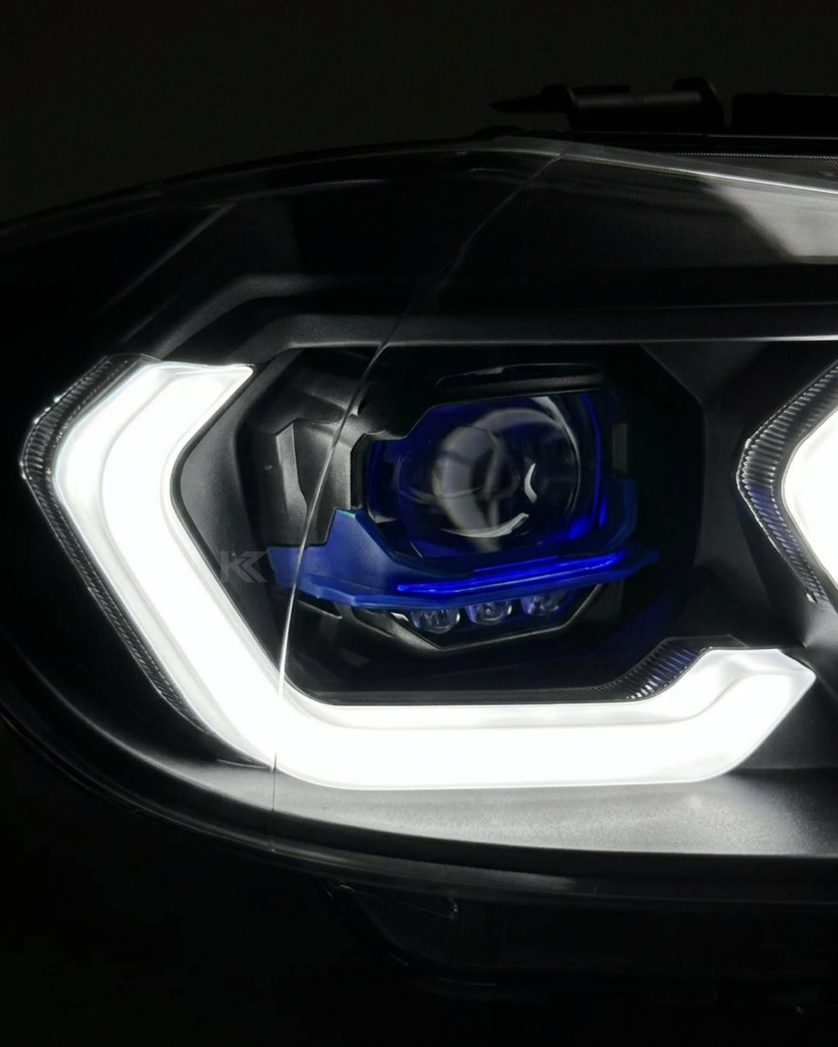 BMW 3 Series E90 LED Headlight Assembly with Dual-Color DRL 2005 - 2012