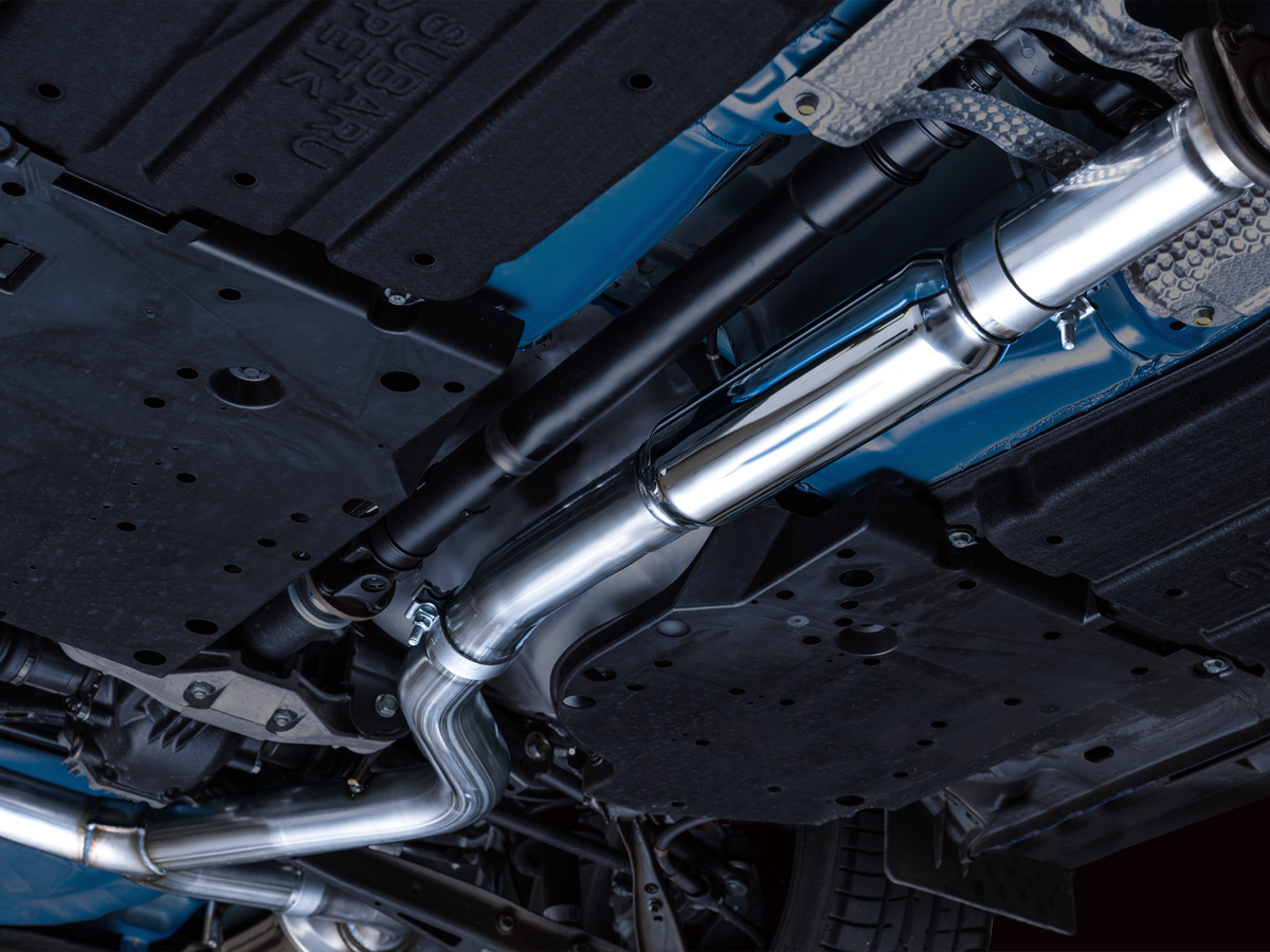 AWE Touring Edition Catback Exhaust for VB Subaru WRX - 4" Diamond Black Tips
