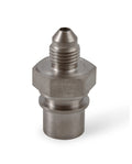 Tubing Adapter Thread Size -3AN To 3/8"-24 Female Inverted Flare 1 Per Package Electroless Nickel Plated Steel