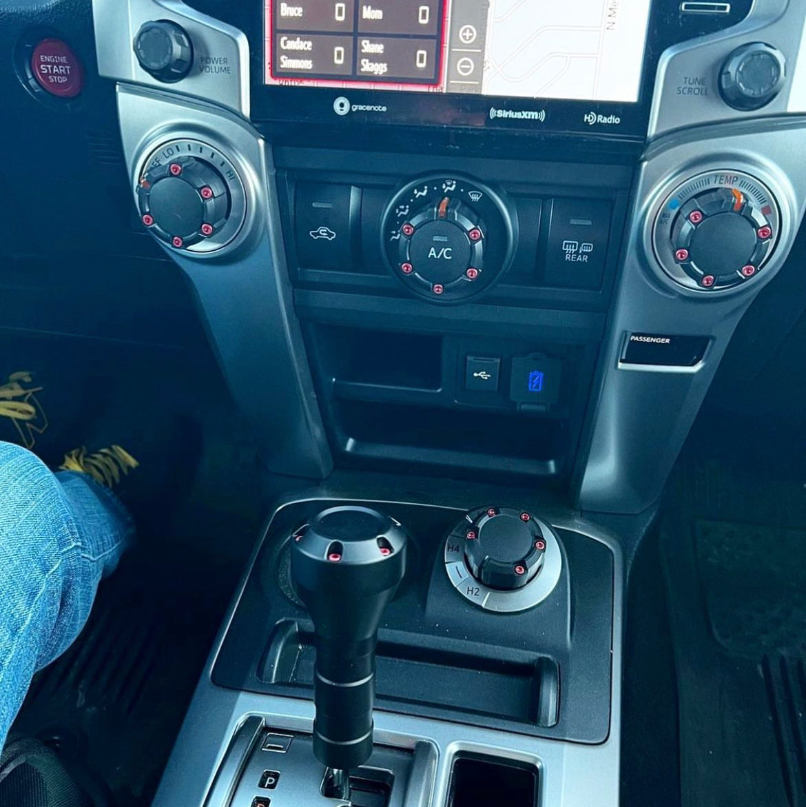 V2.5 Shift Knob - 5th Gen 4Runner Set - BLACK
