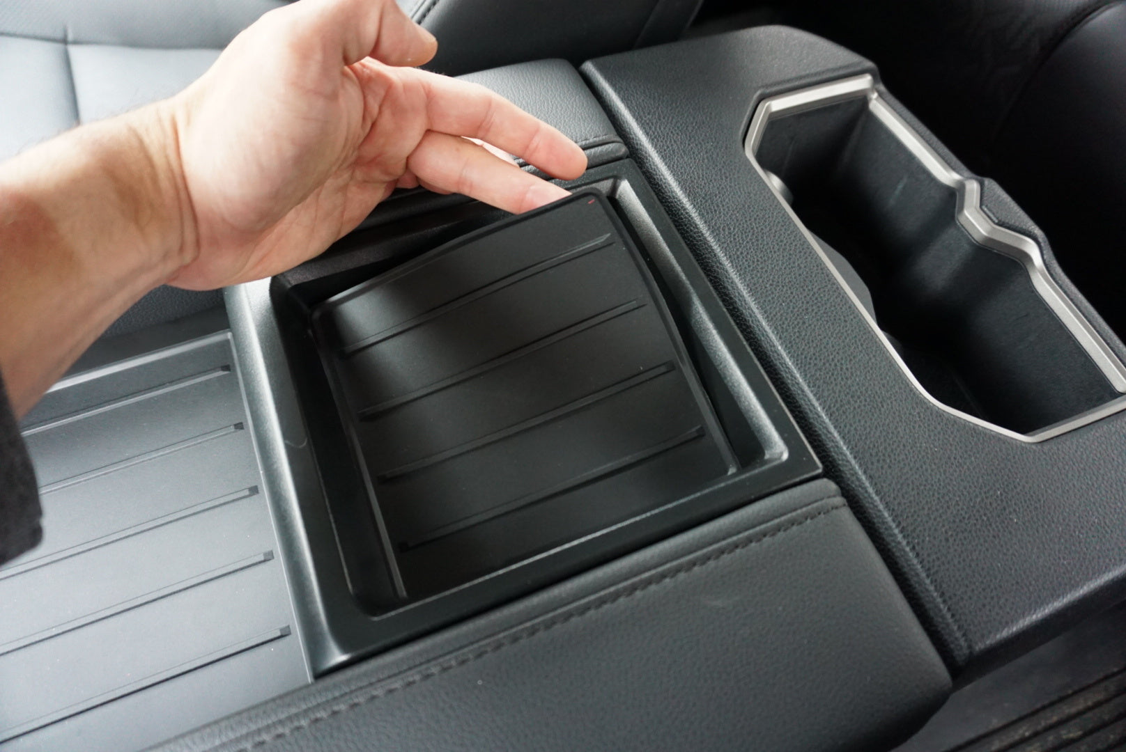 Center Console Tray Liner (2022+ Tundra SR5) - 2PC BLACK