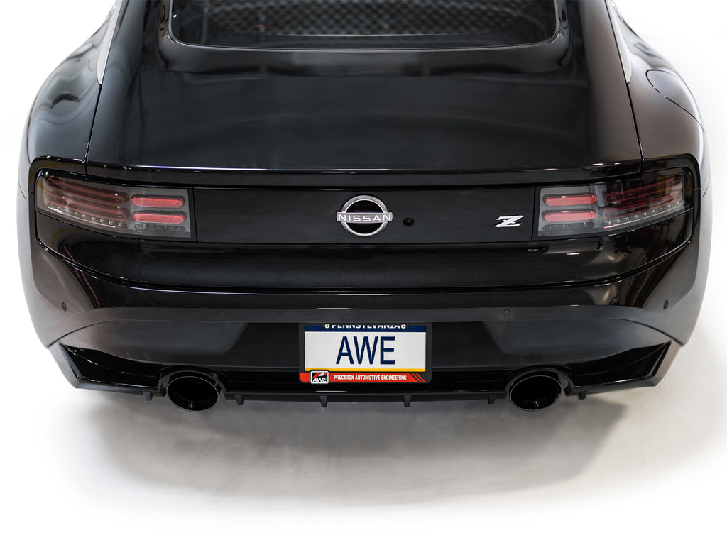 AWE Touring Edition Exhaust for Nissan Z - 5” Diamond Black Tips