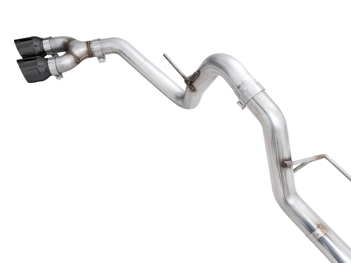 AWE 0FG Dual Side Exit Exhaust for '21+ Ford F-150 - 4.5" Diamond Black Tips